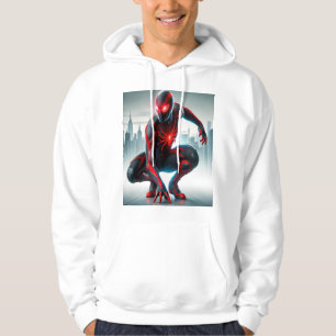 EyesMan Futuristic City Rush Hoodie - Neon Hero