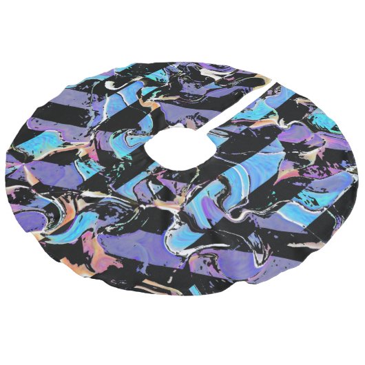 Eyesore  brushed polyester tree skirt leinenimitat weihnachtsbaumdecke (Schrägansicht)