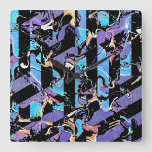 Eyesore  large clock quadratische wanduhr