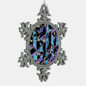 Eyesore schneeflocken Zinn-Ornament (Links)