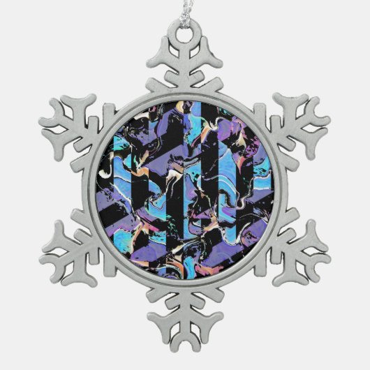 Eyesore schneeflocken Zinn-Ornament (Vorderseite)