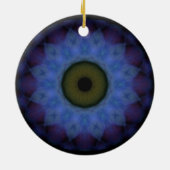Eyesore Violet Blue Evil Eye Keramik Ornament (Hinten)