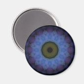 Eyesore Violet Blue Evil Eye Magnet (Vorderseite/Rückseite)