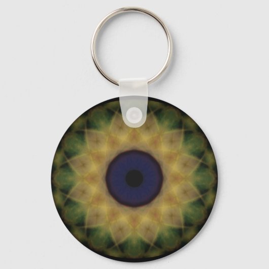 Eyesore Yellow Evil Eye Schlüsselanhänger (Vorderseite)