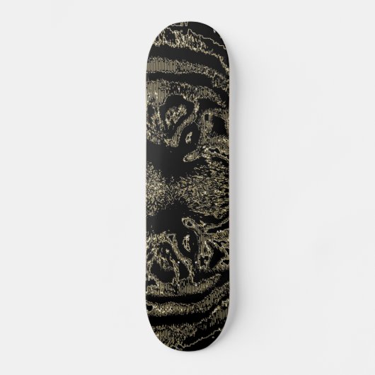 Eyes's Tiger 3 - Fine Art Skateboard (Vorderseite)