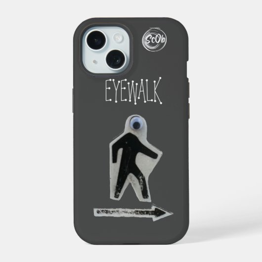 EyeWalk iPhone 15 Hülle (Rückseite)