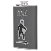 EyeWalk Vinyl Wrapped Flask Flachmann (Links)