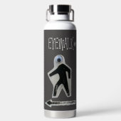 EyeWalk Wasserflasche Trinkflasche (Rückseite)