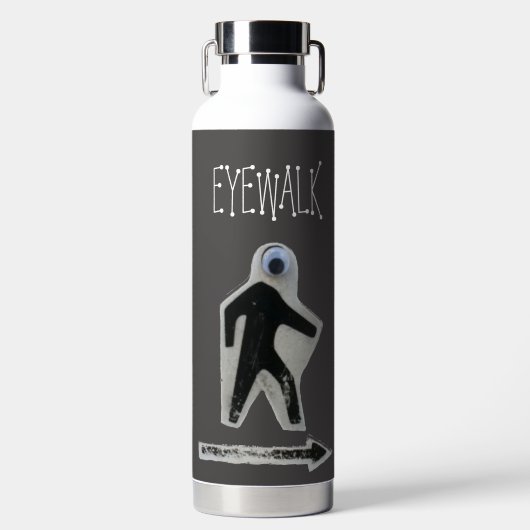EyeWalk Wasserflasche Trinkflasche (Vorderseite)
