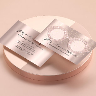 Eyewear-erröten optische Optometriker-Brillen-Ros Visitenkarte