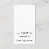 Eyewear-Gläser Visitenkarte (Rückseite)