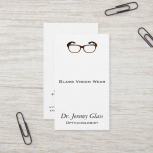 Eyewear-Gläser Visitenkarte