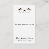 Eyewear-Gläser Visitenkarte (Vorderseite)