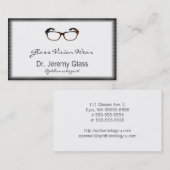 Eyewear-Gläser Visitenkarte (Vorne/Hinten)