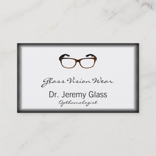 Eyewear-Gläser Visitenkarte (Vorderseite)
