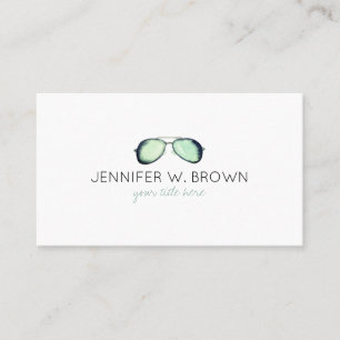 Eyewear Specialist EyeGlasses Spektakel grün Visitenkarte