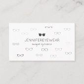 Eyewear Specialist Glasses grau Visitenkarte (Vorderseite)