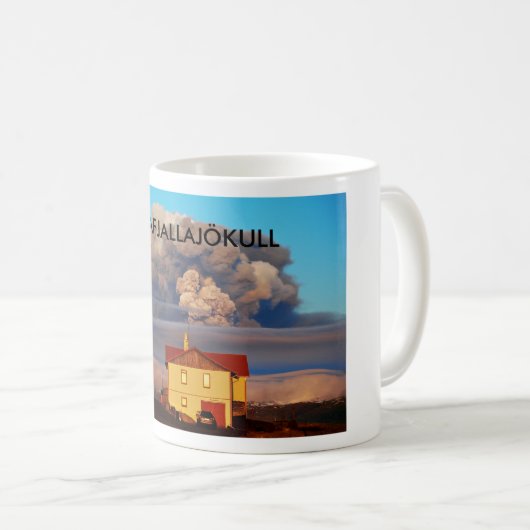 Eyjafjallajokull Kaffeetasse (VorderseiteRechts)