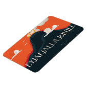 Eyjafjallajökull Volcano Travel Poster Magnet (Linke Seite)
