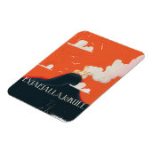 Eyjafjallajökull Volcano Travel Poster Magnet (Linke Seite)