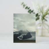 Eyjafjallajokull Vulcano with Glacier postcard Postkarte (Stehend Vorderseite)