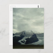 Eyjafjallajokull Vulcano with Glacier postcard Postkarte (Vorne/Hinten)