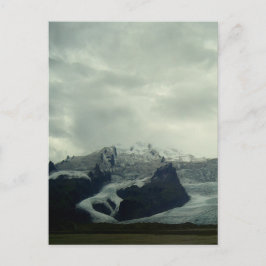 Eyjafjallajokull Vulcano with Glacier postcard Postkarte