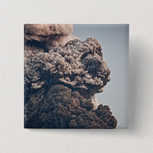 Eyjafjalljokull vulkanische Eruption Button (Vorderseite)