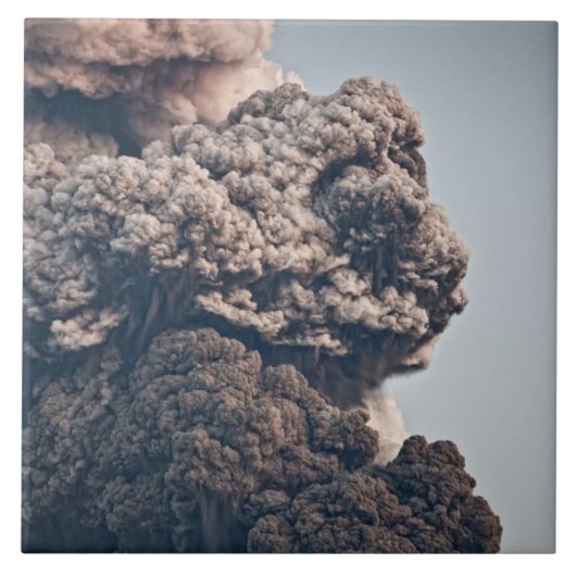 Eyjafjalljokull vulkanische Eruption Fliese (Vorderseite)