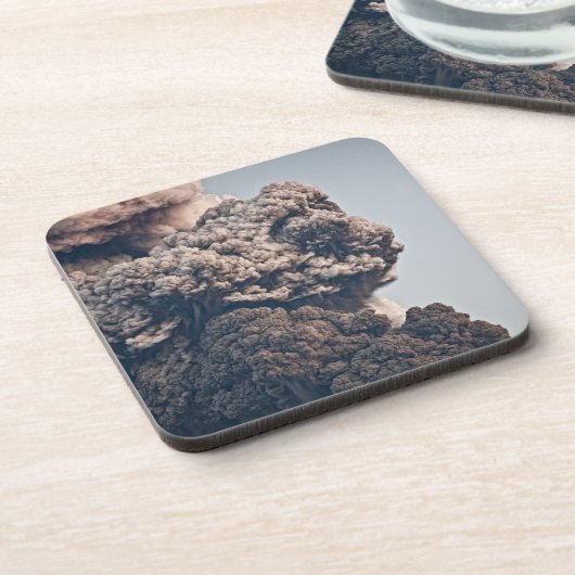 Eyjafjalljokull vulkanische Eruption Getränkeuntersetzer (Linke Seite)