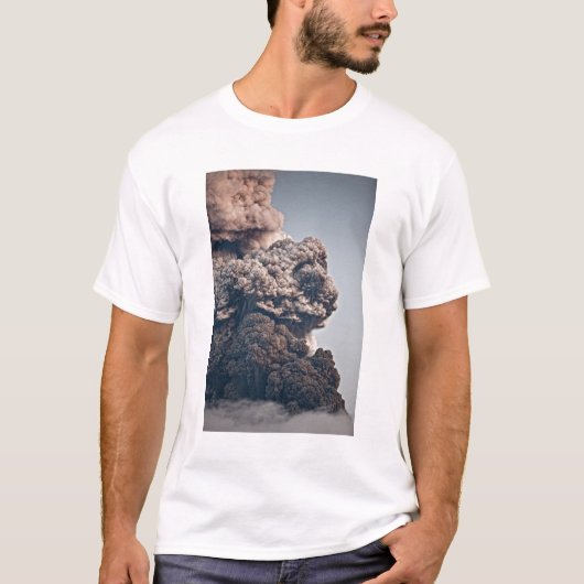 Eyjafjalljokull vulkanische Eruption T-Shirt (Vorderseite)