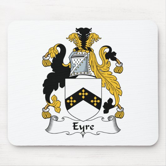 Eyre-Familienwappen Mousepad (Vorne)