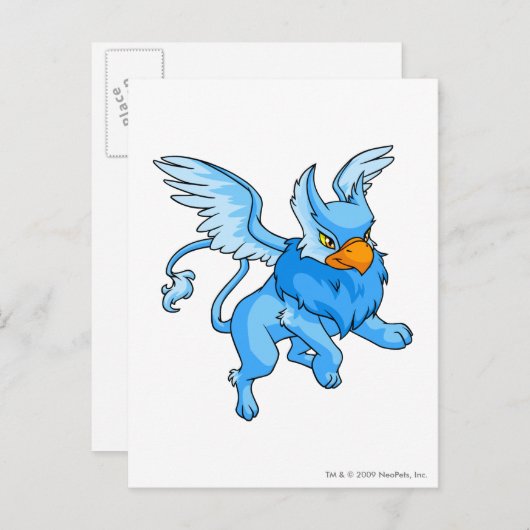 Eyrie Blue Postkarte (Vorne/Hinten)