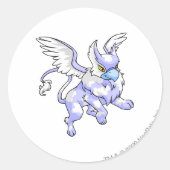 Eyrie Cloud Runder Aufkleber (Vorderseite)