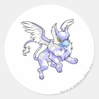 Eyrie Cloud Runder Aufkleber