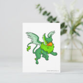 Eyrie-Grün Postkarte (Stehend Vorderseite)