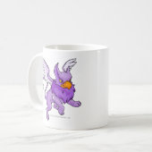 Eyrie lila kaffeetasse (Vorderseite Links)