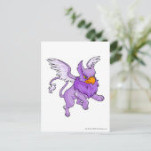 Eyrie Lila Postkarte (Stehend Vorderseite)