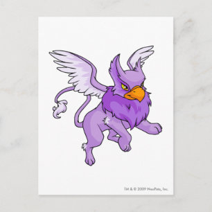 Eyrie Lila Postkarte