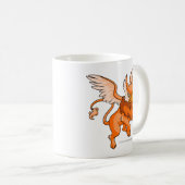 Eyrie-Orange Kaffeetasse (VorderseiteRechts)