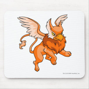 Eyrie-Orange Mousepad