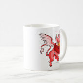 Eyrie-Rot Kaffeetasse (VorderseiteRechts)