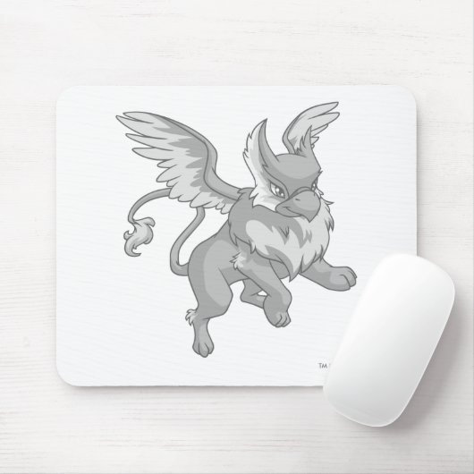 Eyrie-Silber Mousepad (Mit Mouse)
