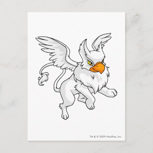 Eyrie White Postkarte (Vorderseite)