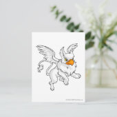 Eyrie White Postkarte (Stehend Vorderseite)