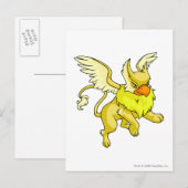 Eyrie Yellow Postkarte (Vorne/Hinten)