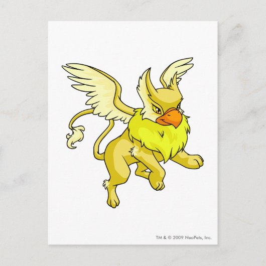 Eyrie Yellow Postkarte (Vorderseite)