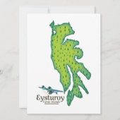 Eysturoy Färöer Reiseplan (Vorderseite)