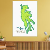 Eysturoy Färöer Reiseplan Leinwanddruck (Insitu (Wohnzimmer))