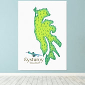 Eysturoy Färöer Reiseplan Leinwanddruck (Insitu (Holzboden))